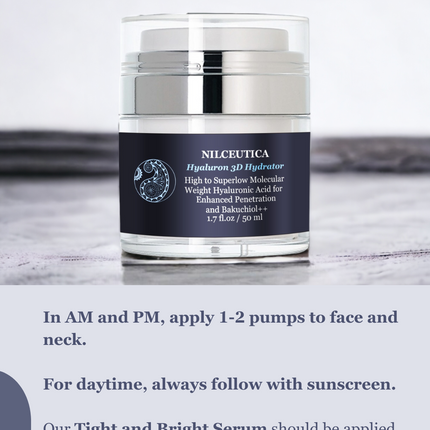 NILCEUTICA - Hyaluron 3D Hydrator Multi Lamellar Emulsion The Advanced Response Face and Neck Cream-Serum