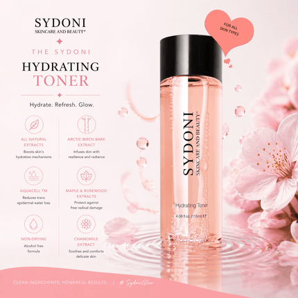 Sydoni - HYDRATING TONER with ARCTIC BIRCH BARK EXTRACT 4.06 FL. OZ.