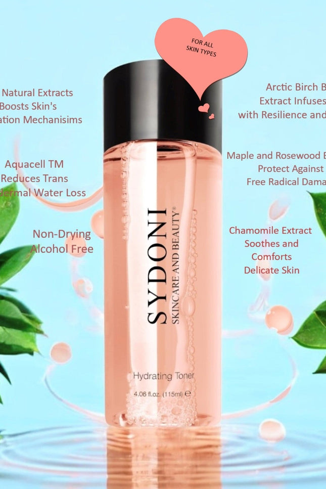 Sydoni - HYDRATING TONER with ARCTIC BIRCH BARK EXTRACT 4.06 FL. OZ.