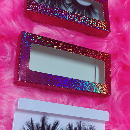 Inked Doll Cosmetics - #$IKKENING 3D DreamDoll Lashes *Pink Holographic* Case