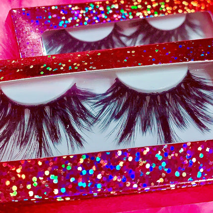 Inked Doll Cosmetics - #$IKKENING 3D DreamDoll Lashes *Pink Holographic* Case