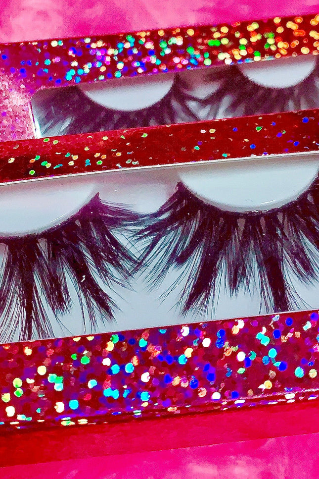 Inked Doll Cosmetics - #$IKKENING 3D DreamDoll Lashes *Pink Holographic* Case