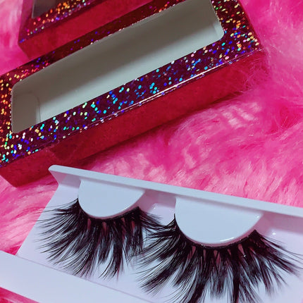 Inked Doll Cosmetics - #$IKKENING 3D DreamDoll Lashes *Pink Holographic* Case