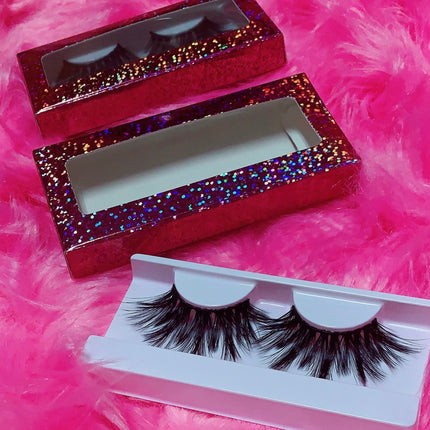 Inked Doll Cosmetics - #$IKKENING 3D DreamDoll Lashes *Pink Holographic* Case