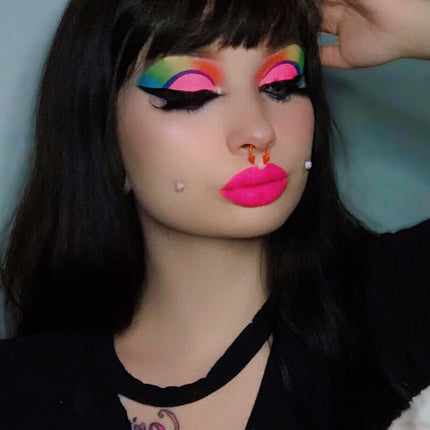 Inked Doll Cosmetics - ISSA MOOD!! 9 PC MINI *BLACKLIGHT* NEON PALETTE