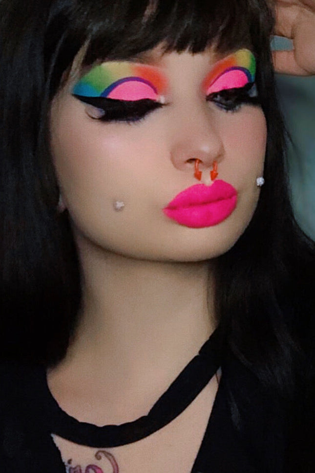 Inked Doll Cosmetics - ISSA MOOD!! 9 PC MINI *BLACKLIGHT* NEON PALETTE