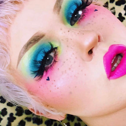 Inked Doll Cosmetics - ISSA MOOD!! 9 PC MINI *BLACKLIGHT* NEON PALETTE