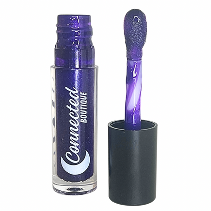 Connected Boutique - Tempted - Dark Purple Glitter Lip Gloss – Sparkle & Shine