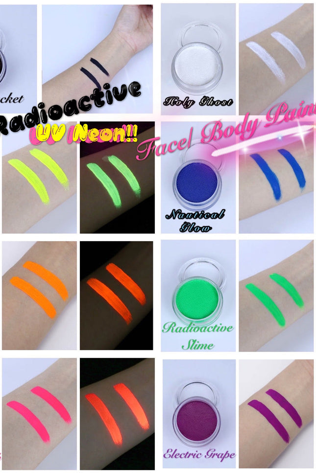 Inked Doll Cosmetics - RADIOACTIVE *UV NEON* LINER/FACE/BODY PAINT!