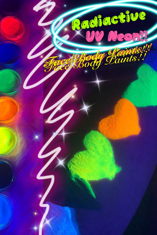 Inked Doll Cosmetics - RADIOACTIVE *UV NEON* LINER/FACE/BODY PAINT!