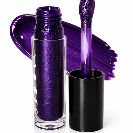 Connected Boutique - Tempted - Dark Purple Glitter Lip Gloss – Sparkle & Shine