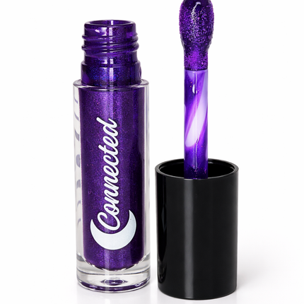 Connected Boutique - Tempted - Dark Purple Glitter Lip Gloss – Sparkle & Shine