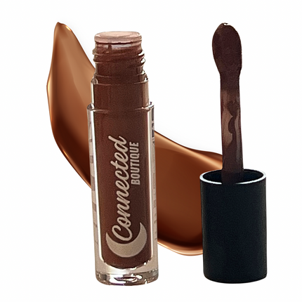 Connected Boutique - Downtown - Brown Bold Longwear Liquid Lipstick – Transfer‑Proof Matte
