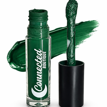 Connected Boutique - Envy - Green Bold Longwear Liquid Lipstick – Transfer‑Proof Matte
