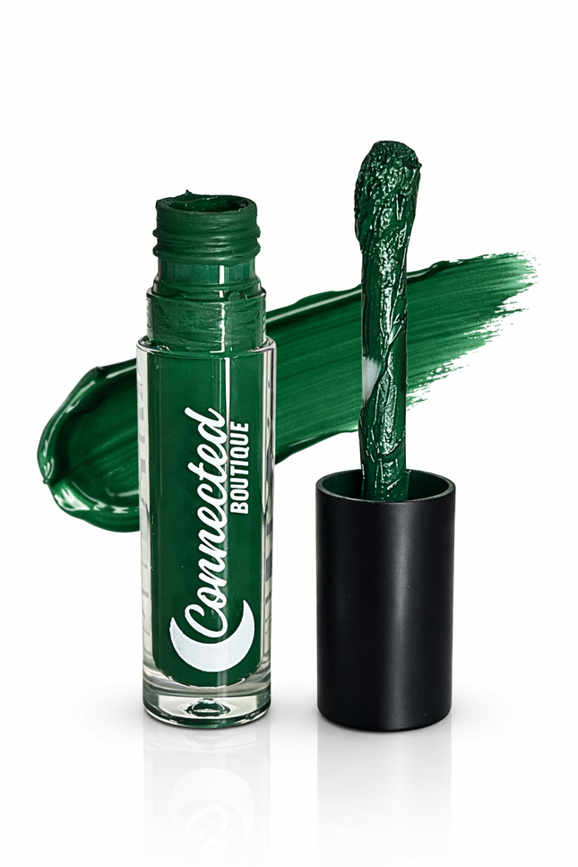 Connected Boutique - Envy - Green Bold Longwear Liquid Lipstick – Transfer‑Proof Matte