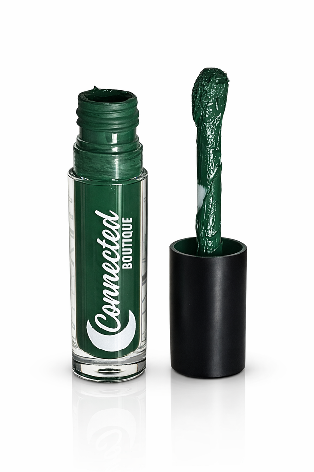 Connected Boutique - Envy - Green Bold Longwear Liquid Lipstick – Transfer‑Proof Matte