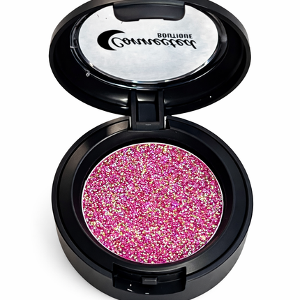 Connected Boutique - Heartfelt Pink Duochrome Glitter Eyeshadow – Soft Shift Sparkle