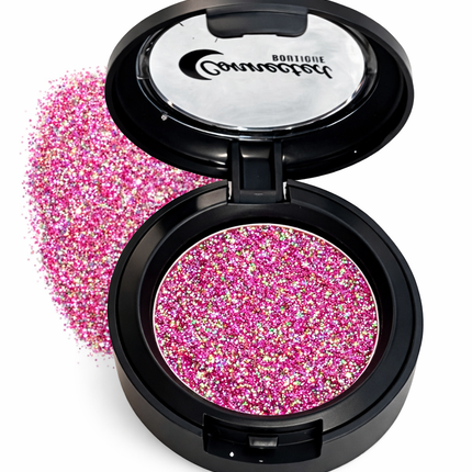 Connected Boutique - Heartfelt Pink Duochrome Glitter Eyeshadow – Soft Shift Sparkle