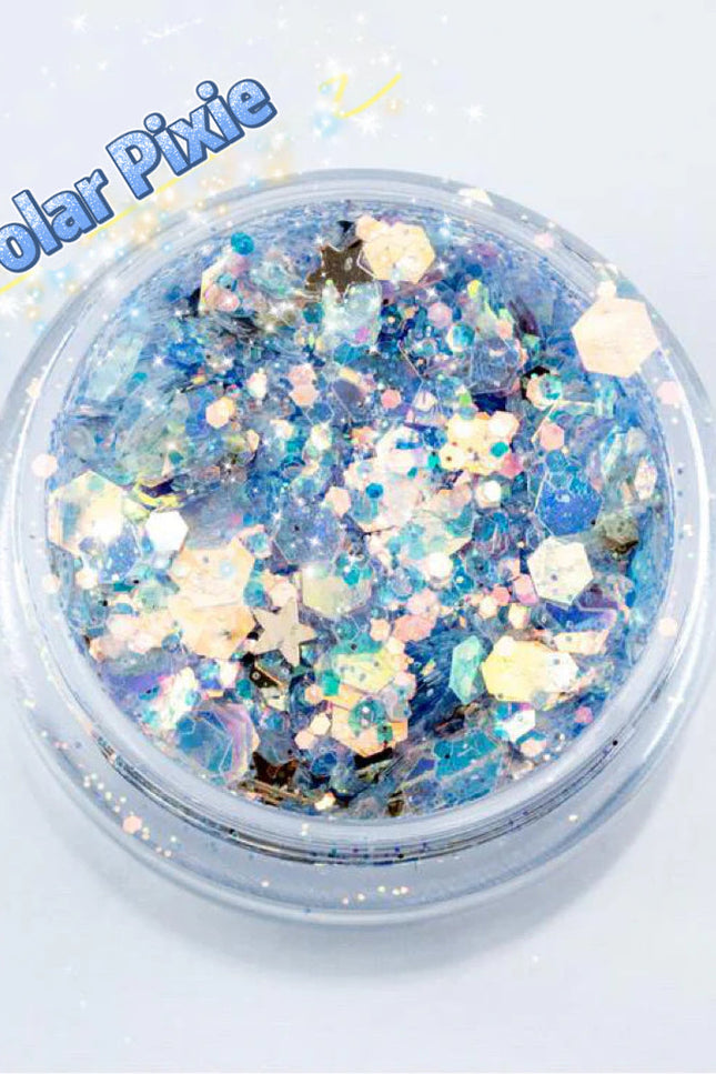 Inked Doll Cosmetics - CRYSTAL METHOD Chunky Festival Glamdoll Glitter