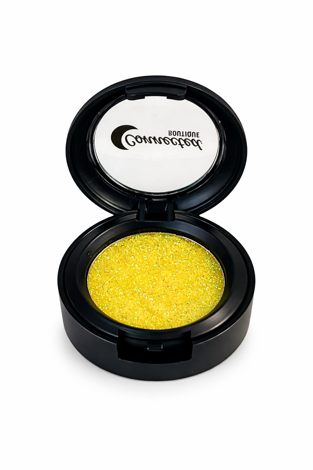 Connected Boutique - Inner Goddess - Yellow/Green Duo-chrome Glitter Eyeshadow single
