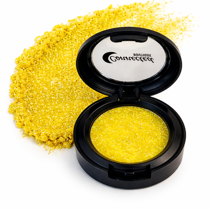 Connected Boutique - Inner Goddess - Yellow/Green Duo-chrome Glitter Eyeshadow single