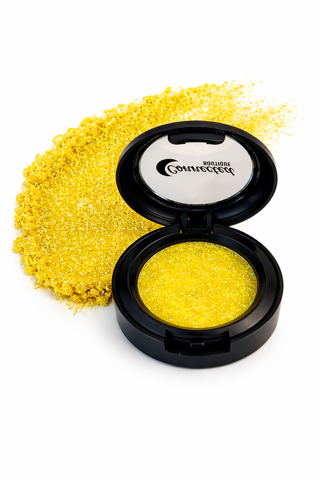 Connected Boutique - Inner Goddess - Yellow/Green Duo-chrome Glitter Eyeshadow single