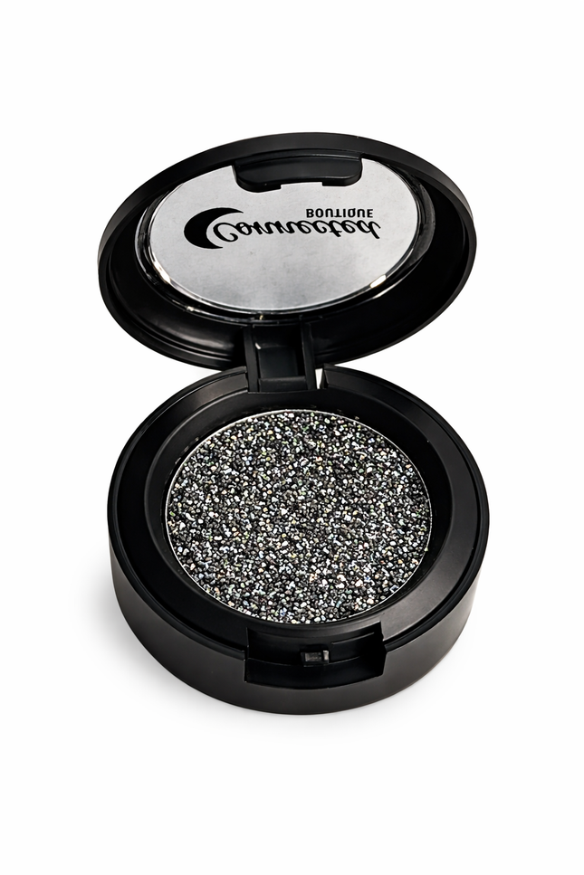 Connected Boutique - Meteorite Black Glitter Eyeshadow – Edgy Sparkle