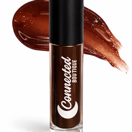Connected Boutique - Heartist - Metallic Brown Lip Gloss – Vanilla-Scented High Shine