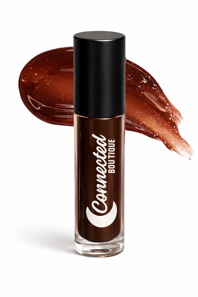 Connected Boutique - Heartist - Metallic Brown Lip Gloss – Vanilla-Scented High Shine