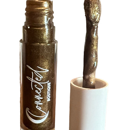 Connected Boutique - NY -  Brown Shimmer Lip Gloss – Neutral Nude Shine