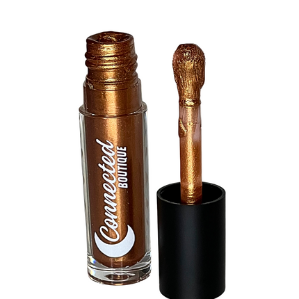 Connected Boutique - BK - Bronze Metallic Longwear Liquid Lipstick – Transfer‑Proof Matte