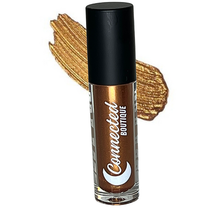 Connected Boutique - BK - Bronze Metallic Longwear Liquid Lipstick – Transfer‑Proof Matte