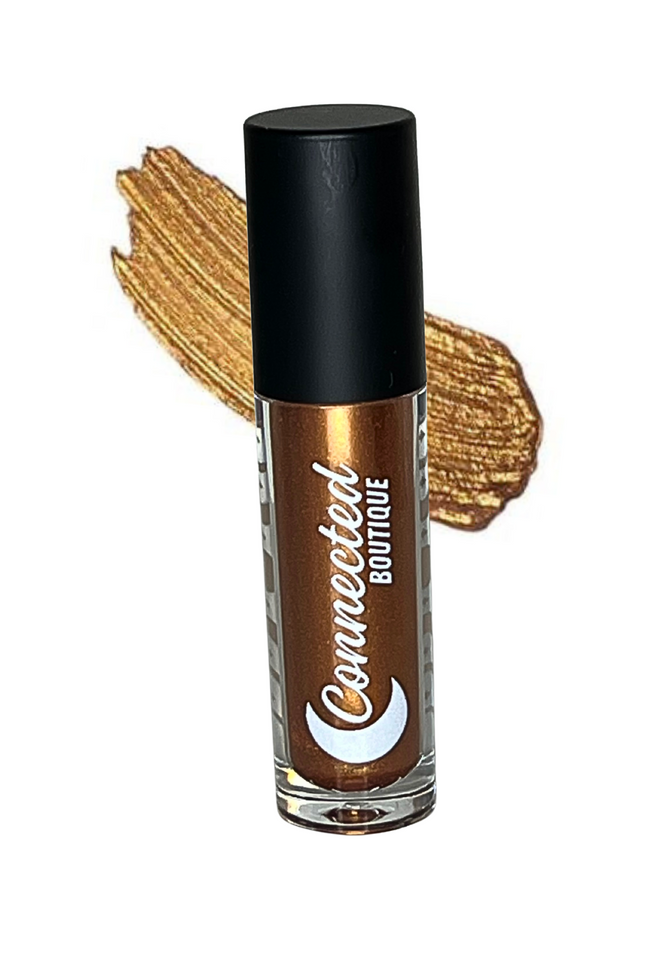Connected Boutique - BK - Bronze Metallic Longwear Liquid Lipstick – Transfer‑Proof Matte