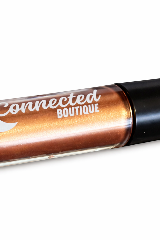 Connected Boutique - Creative - lip gloss hydrating metallic brown