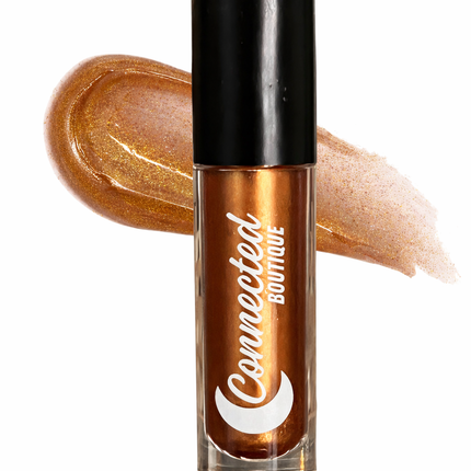 Connected Boutique - Creative - lip gloss hydrating metallic brown