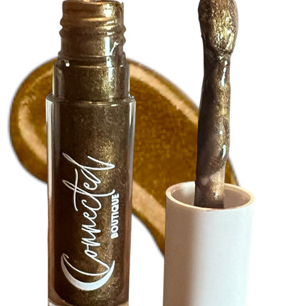 Connected Boutique - NY -  Brown Shimmer Lip Gloss – Neutral Nude Shine