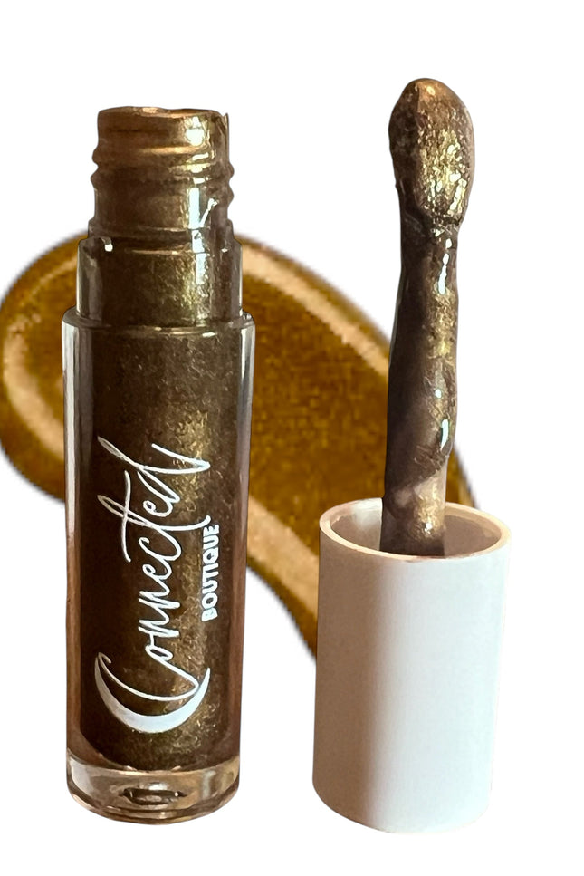 Connected Boutique - NY -  Brown Shimmer Lip Gloss – Neutral Nude Shine