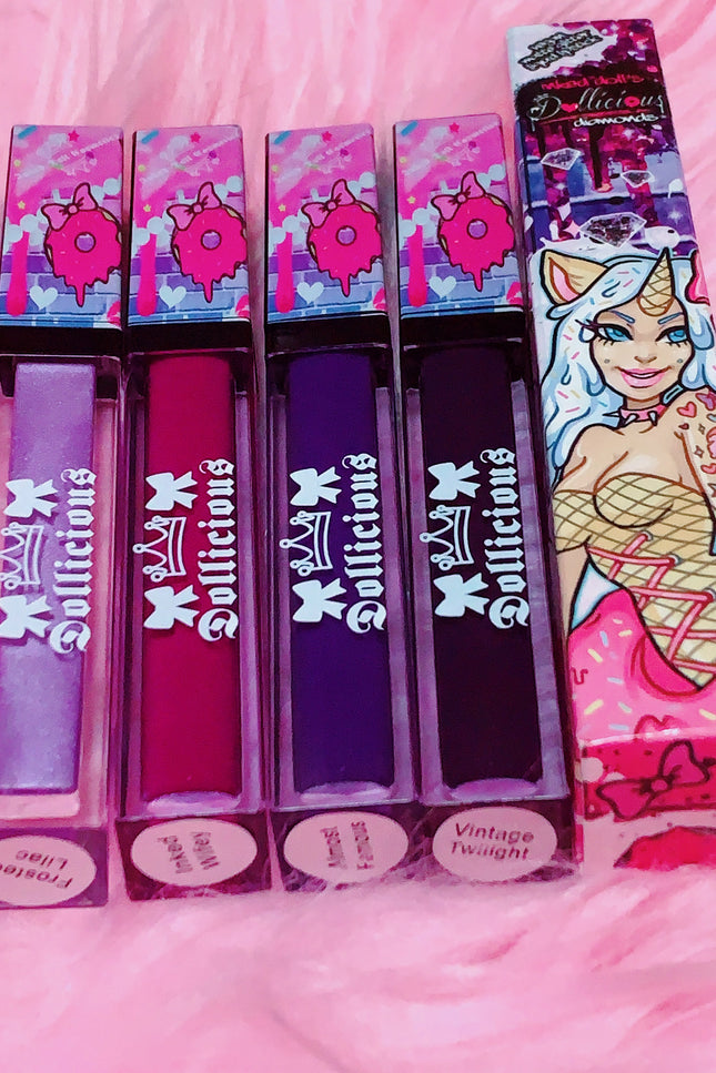 Inked Doll Cosmetics - The "PURPLES!!" DOLLICIOUS MATTE Vegan Liquid Lipstick