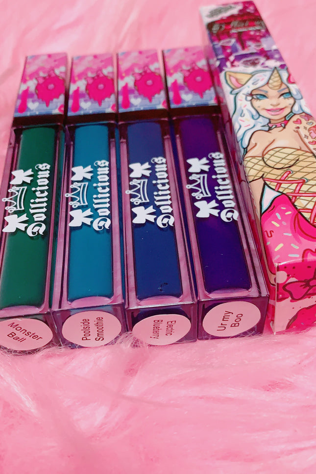 Inked Doll Cosmetics - The "BLUES/GREEN!!" DOLLICIOUS MATTE Vegan Liquid Lipstick