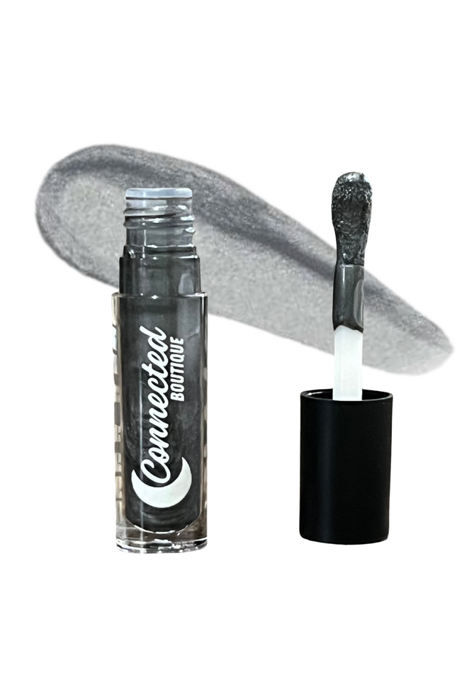 Connected Boutique - Chromatic Crush - silver metallic lip gloss with vanilla scent