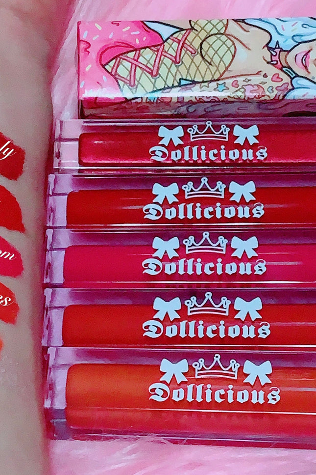 Inked Doll Cosmetics - THE "REDS!!" DOLLICIOUS MATTE VEGAN LIQUID LIPSTICK
