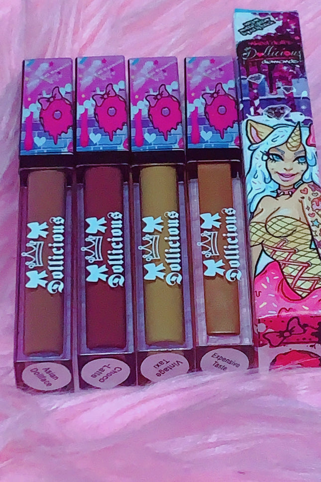 Inked Doll Cosmetics - THE "NUDES/GOLDS!!" DOLLICIOUS MATTE VEGAN LIQUID LIPSTICK