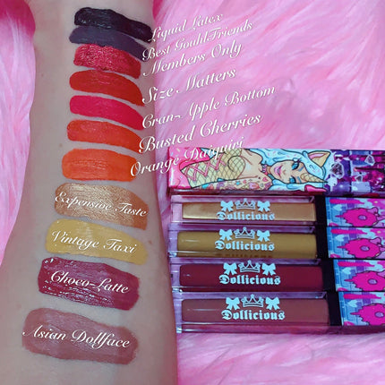 Inked Doll Cosmetics - THE "NUDES/GOLDS!!" DOLLICIOUS MATTE VEGAN LIQUID LIPSTICK