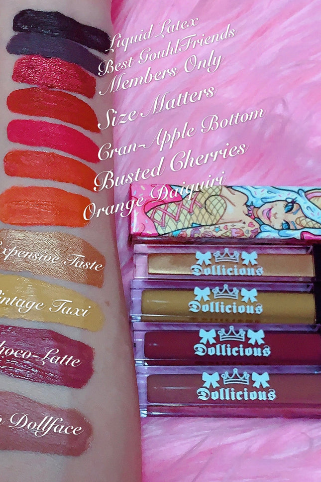 Inked Doll Cosmetics - THE "NUDES/GOLDS!!" DOLLICIOUS MATTE VEGAN LIQUID LIPSTICK