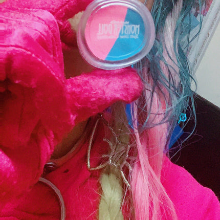 Inked Doll Cosmetics - (HUGE!) Monster Doll RIVER STYXX *UV Neon Pastel* SPLIT LINER/FACE/BODY PAINT