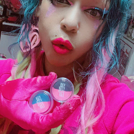 Inked Doll Cosmetics - (HUGE!) Monster Doll RIVER STYXX *UV Neon Pastel* SPLIT LINER/FACE/BODY PAINT