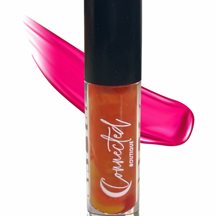 Connected Boutique - Fire - Strawberry‑Pineapple Color‑Changing Lip Stain – Long‑Wear Matte Tint
