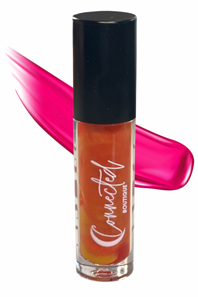 Connected Boutique - Fire - Strawberry‑Pineapple Color‑Changing Lip Stain – Long‑Wear Matte Tint