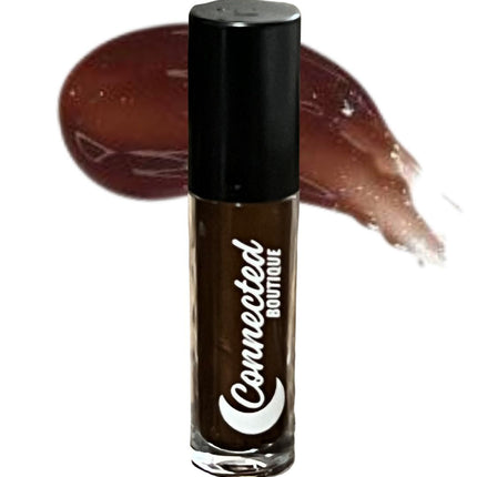 Connected Boutique - Heartist - Metallic Brown Lip Gloss – Vanilla-Scented High Shine