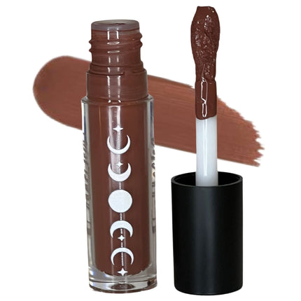 Connected Boutique - Downtown - Brown Bold Longwear Liquid Lipstick – Transfer‑Proof Matte